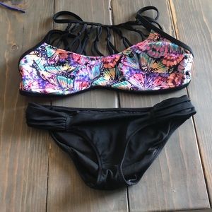 Body glove caged swim suit and VS bottoms